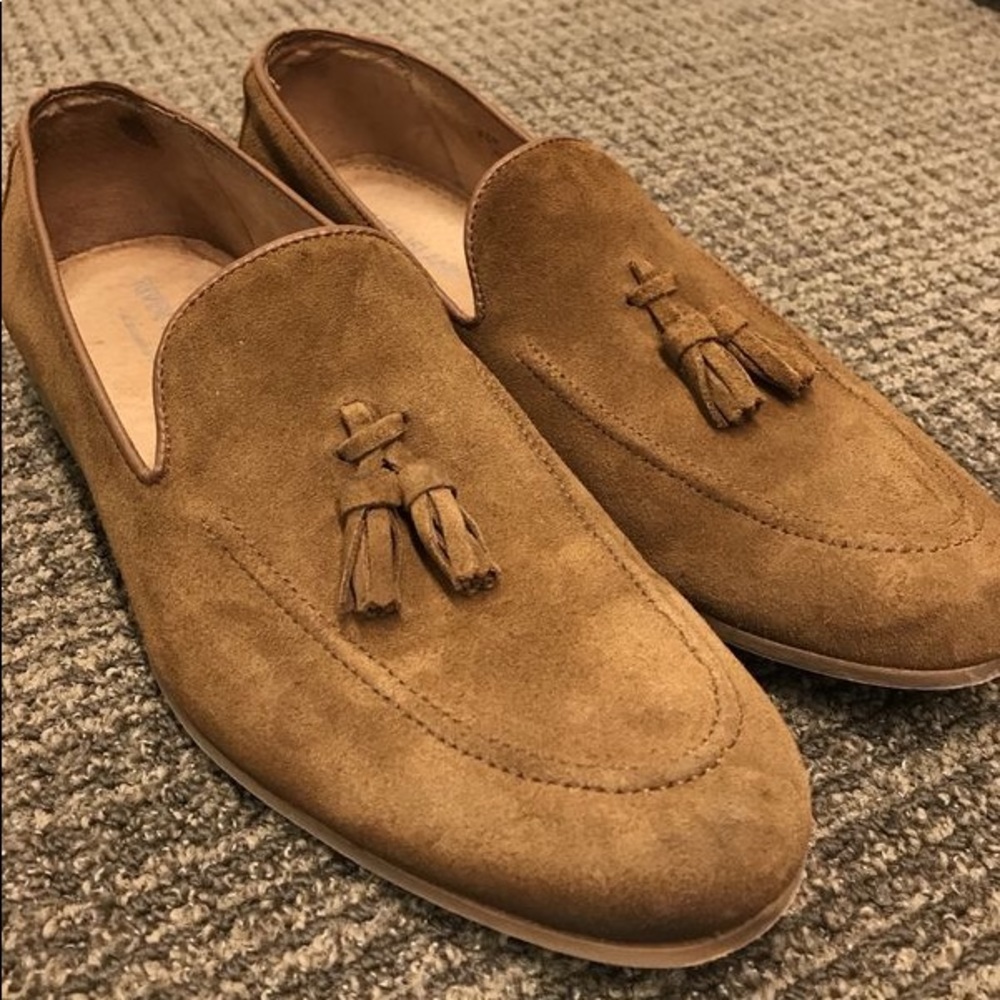 Men’s River Island slip on loafers with tassels